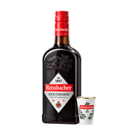 Rossbacher Kräuterbitter herbal bitter with free shot glass
