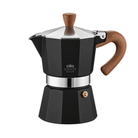 cilio Espressokocher CLASSICO NATURA schwarz 3 Tassen