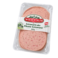 WIESENTALER Extrawurst or spicy Extrawurst