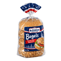 McEnnedy Bagels, sesame or multigrain