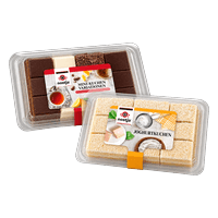 Nostja Mini-cake assortment: cocoa, orange, apricot, lemon, Sacher style