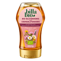 BILLA Bio organic blossom honey or creamed blossom honey