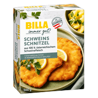 BILLA immer gut pork schnitzel