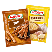 Kotányi fűszer tasakok
