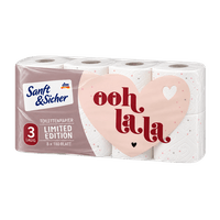 Sanft & Sicher WC-papír 3 rétegű 8 × 180 lap