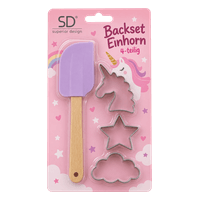 SD Backset Einhorn 4-teilig
