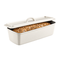 SD Products Emaillierte Brotback-Kastenform mit Deckel 35 cm