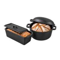 SD Products Gusseisener Brotbacktopf 3 in 1