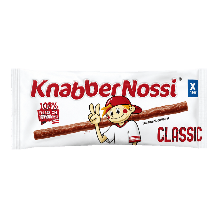 Knabbernossi Classic 11-count bag or Knabbernossi Chicken 11-count