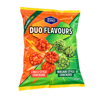 Snacks of the World Duo Flavours rice crackers chili & wasabi