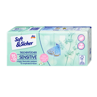 Soft & Sicher Sensitive maramice, 4-slojne, 15 × 10 Bl.