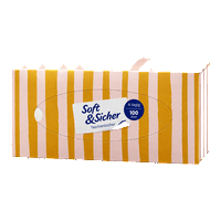Soft & Sicher Taschentücher Box 4-lagig div. Motive 100 Bl.