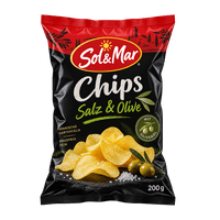 Sol&Mar Chips Salz Olive oder Peperoni