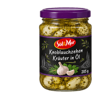 Sol&Mar Garlic cloves with herbs in oil