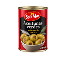 Sol&Mar Stuffed green olives, anchovy filling