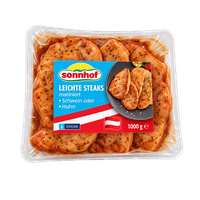 SONNHOF Light steaks pork or chicken, marinated