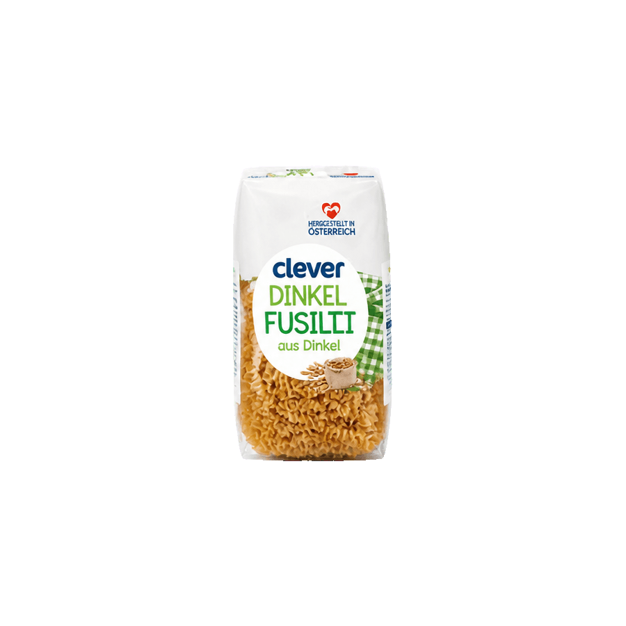 clever Spelt fusilli od. spaghetti