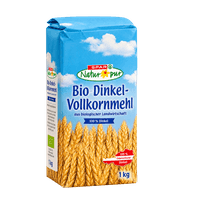 SPAR Natur*pur Bio-Dinkel-Kuchenmehl oder Vollkornmehl