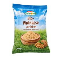 SPAR Natur*pur Bio-Walnüsse gerieben