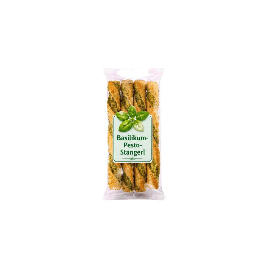 Basilikum-Pesto-Stangerl