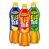 Rauch Eistee Pfirsich, Zitrone oder Nativa Green Tea
