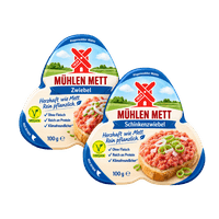 Rügenwalder Mühle Mühlen Mett Zwiebel oder Schinkenzwiebel