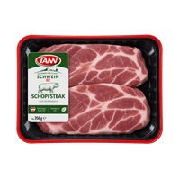 TANN Svinjski vrat steak cca. 350 g, samoposluživanje