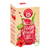 TEEKANNE cold & fresh Früchtetee Hibiskus, Himbeere & Zitronengras 15 Btl.