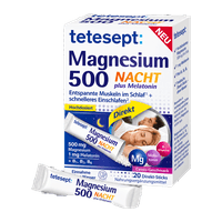 tetesept Direkt Sticks Magnesium 500 plus Melatonin, 20 St