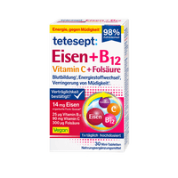 tetesept: Vas + B12 C-vitamin + folsav tabletták