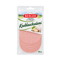 Master, garlic or parmesan salami Berger