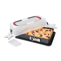 Zenker Blechkuchen-Springform mit Transporthaube